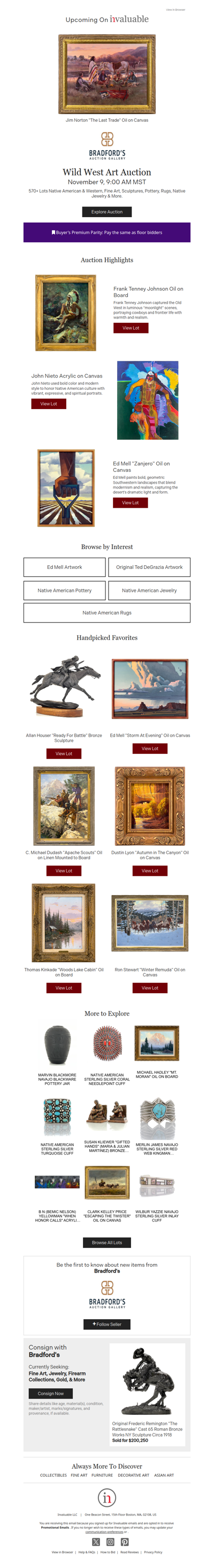 Wild West Art Auction