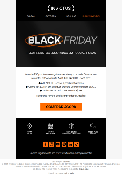 tem até 60% OFF + 15% EXTRA em todo o site!