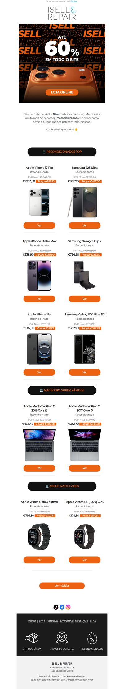 O que toda a gente anda a comprar nos saldos! 💥📱💻