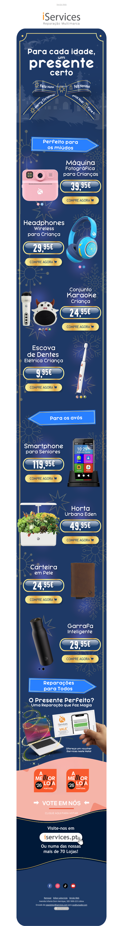 🚨Ainda vai a tempo! Presentes para todas as idades 🎁