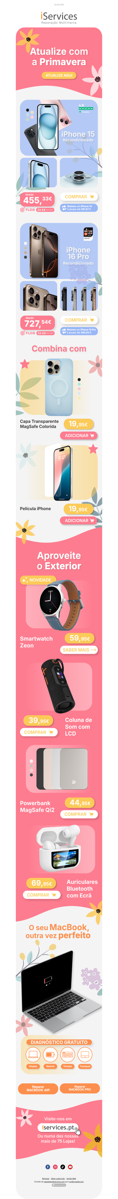 🌼 A Primavera chegou! Altura de renovações e de novidades! 👀