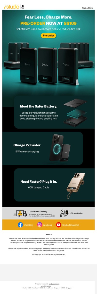 <ADV> Meet the Safer Battery. Pre-order the BMX Solid State Power Bank @ iStudio 🛡️ 🔋