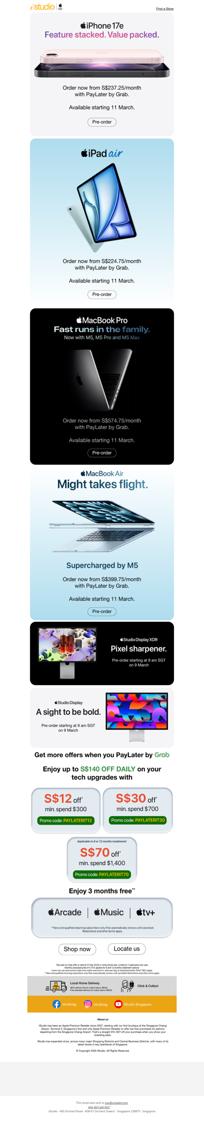 <ADV> Your Next Upgrade Starts 11 March. Pre-order now @ iStudio 🚀