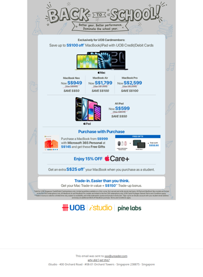 <ADV> Study Smarter with Exclusive UOB x iStudio Rewards