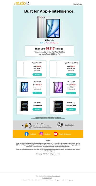 <ADV> Back order now and enjoy S$216 savings!