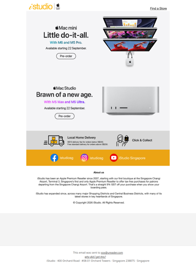 <ADV> Pre-order the New Mac mini & Mac Studio!