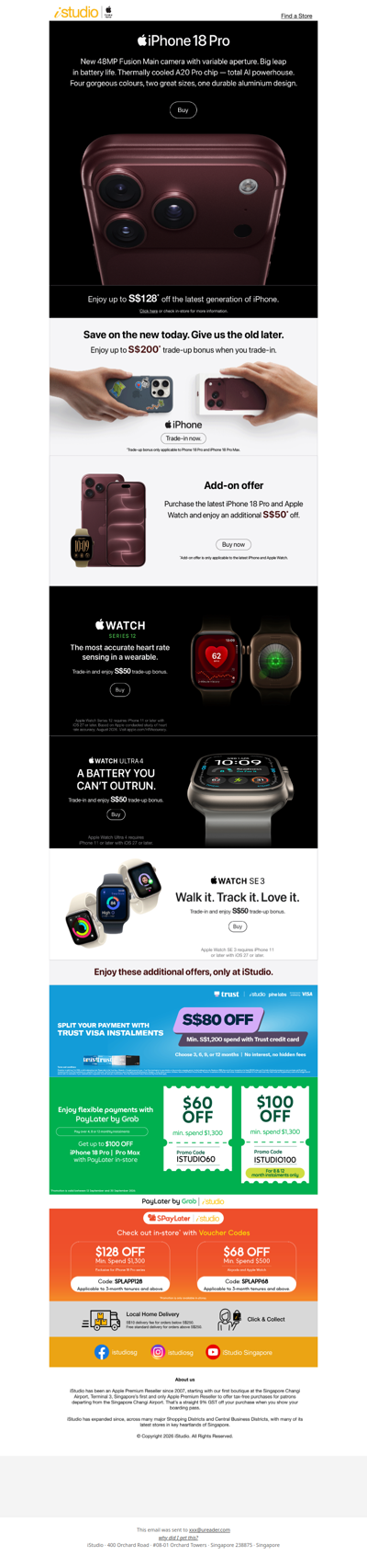 <ADV> 🚨Available now! 💪Latest generation of iPhone Apple products.