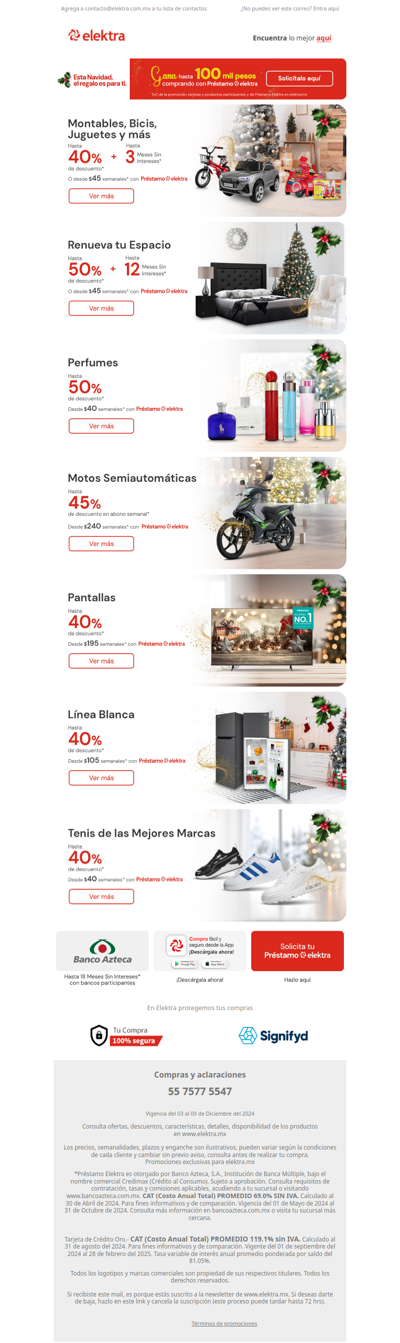 ¿Regalos navideños? 🚘 Montables, 🚲 Bicis, 🚂 Juguetes y más hasta -50%