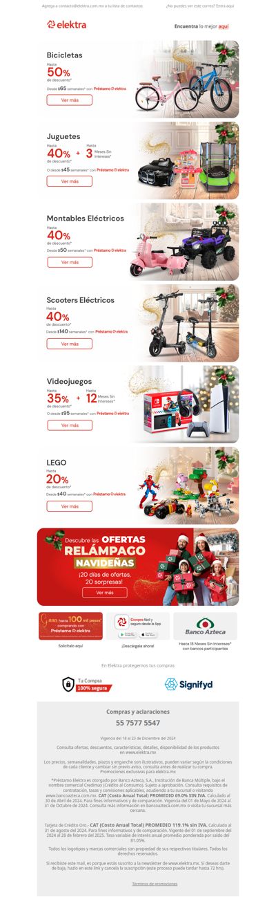 🚲 Bicicletas hasta -50%✨ ¡Un clásico regalo de Navidad!🎄