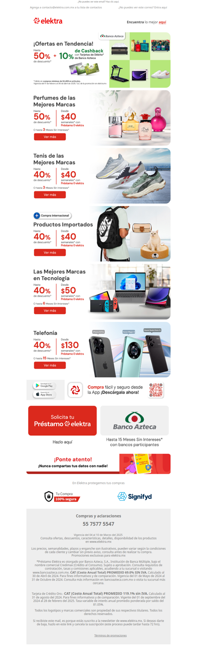 🔥¡WOW! Las mejores marcas hasta -50% + 10% en cashback 🤩