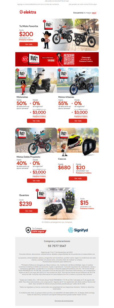 🏍 Estrenar Moto en El Buen Fin, nunca había sido tan fácil 🔥