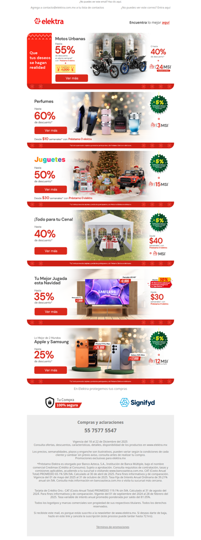 🏍️✨ Hasta -55% en abono semanal + hasta $1,000 de REGALO = Navidad adelantada 🎅🏻