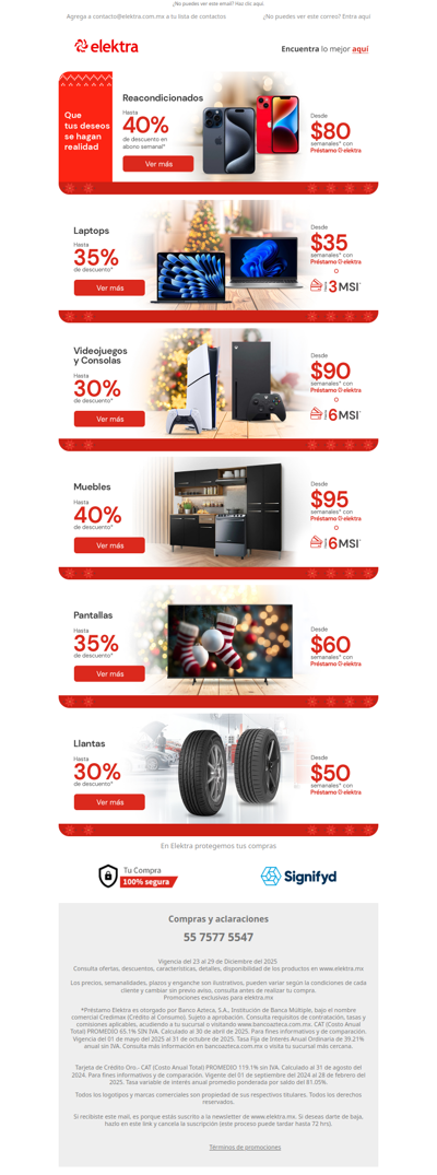 💻 Reacondicionados con hasta -40% en abono semanal 🔥