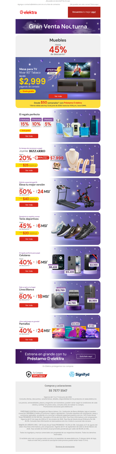 🌙 ¡Comienza la Gran Venta Nocturna! ⚡Oferta Relámpago 🛋️ Muebles con hasta -45%