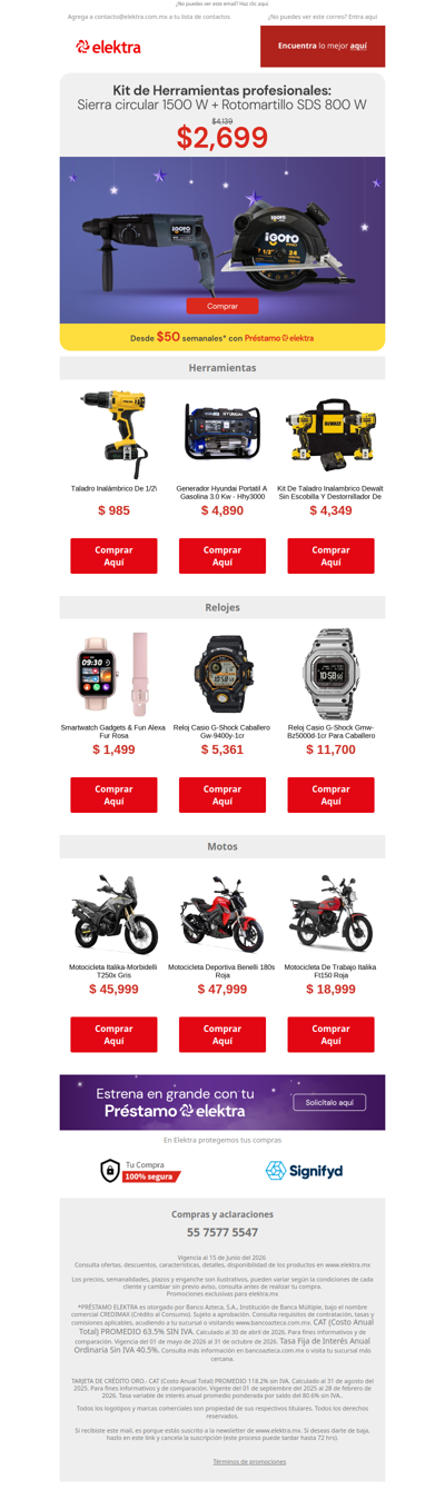 ⏰ Última llamada de la noche: ¡Kit de Herramientas a $2,699! 🧰