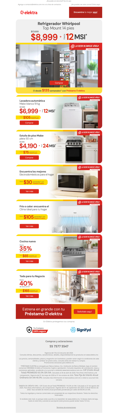 ❄️ Ahorra $8,700 + hasta 12 MSI en Refrigerador Whirlpool 🎉