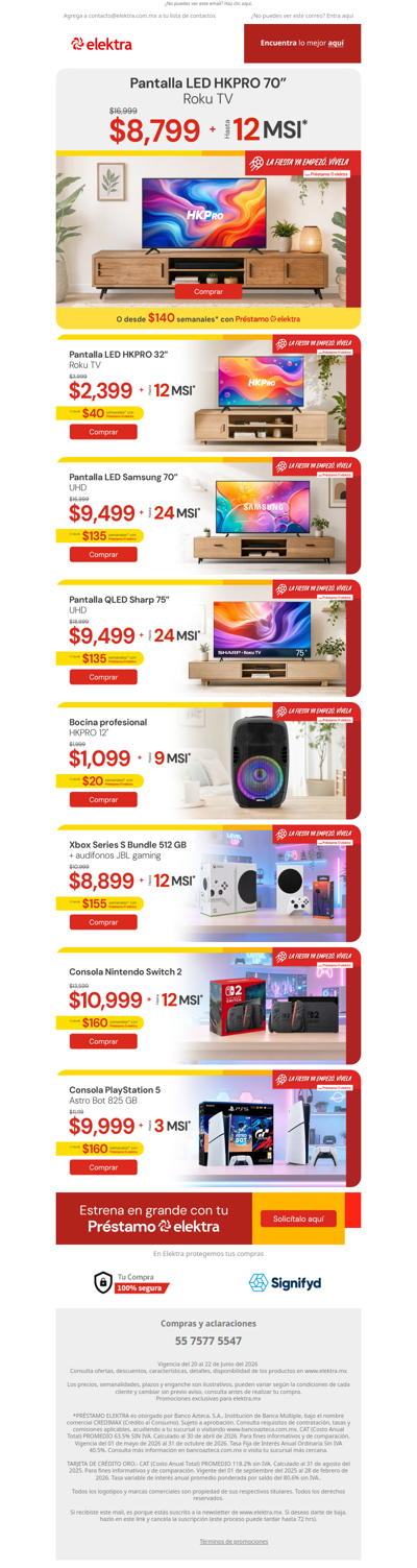 💸 Ahorra $8,200 en tu Pantalla de 70”  🖥️