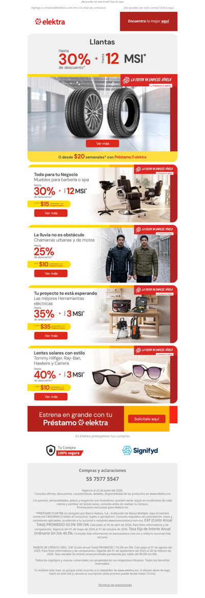 🚘 Desde $20 semanales en Llantas 🛞