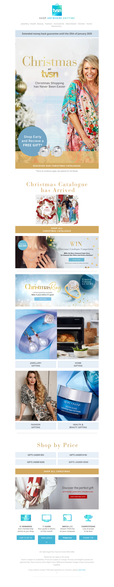 🎄Christmas is here! Shop our Christmas Catalogue early and receive a FREE gift!*🎄