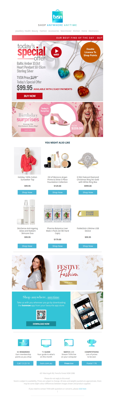 Today's Special Offer on TVSN