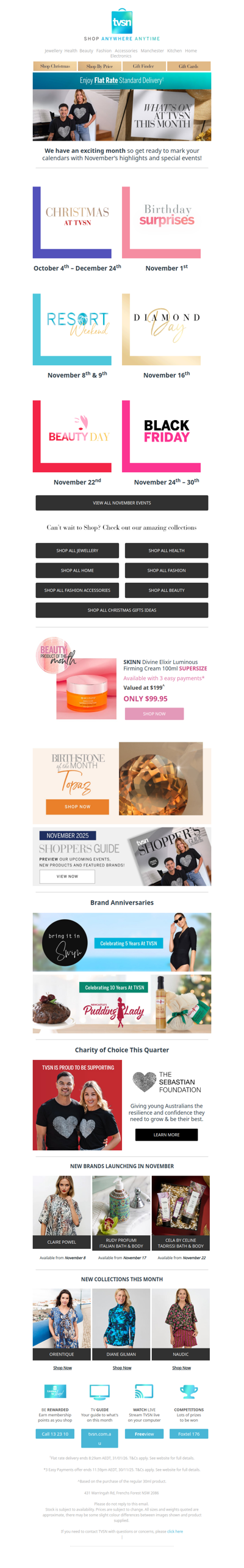 What’s on at TVSN in November!