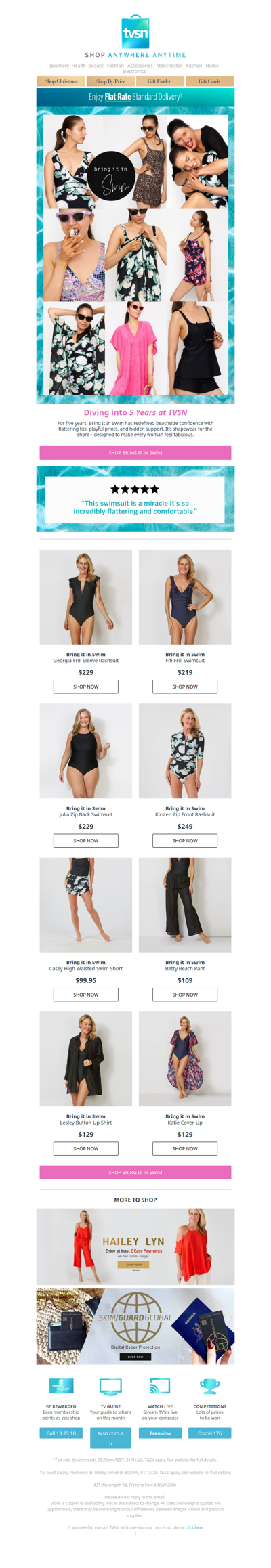 Bring It In Swim: Diving into 5 Years at TVSN