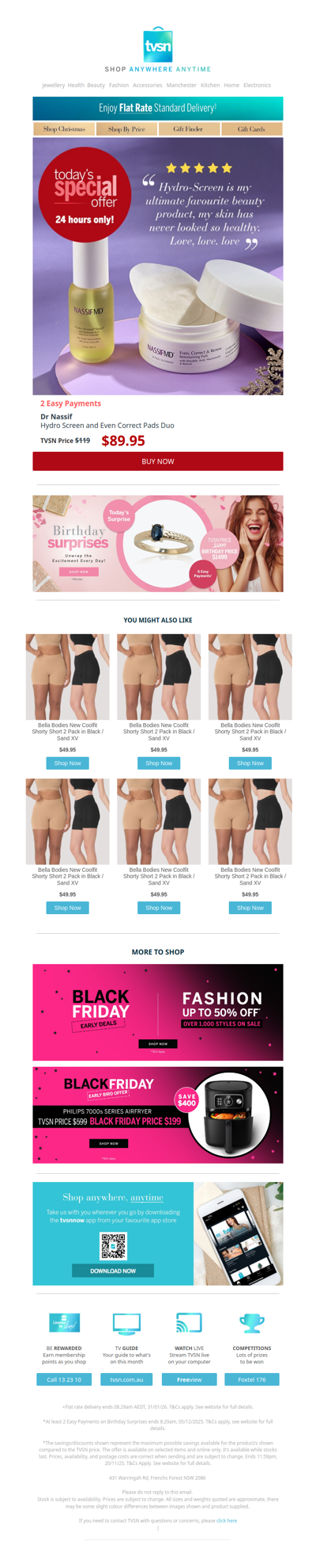 Today's Special Offer + TVSN's Birthday Surprises