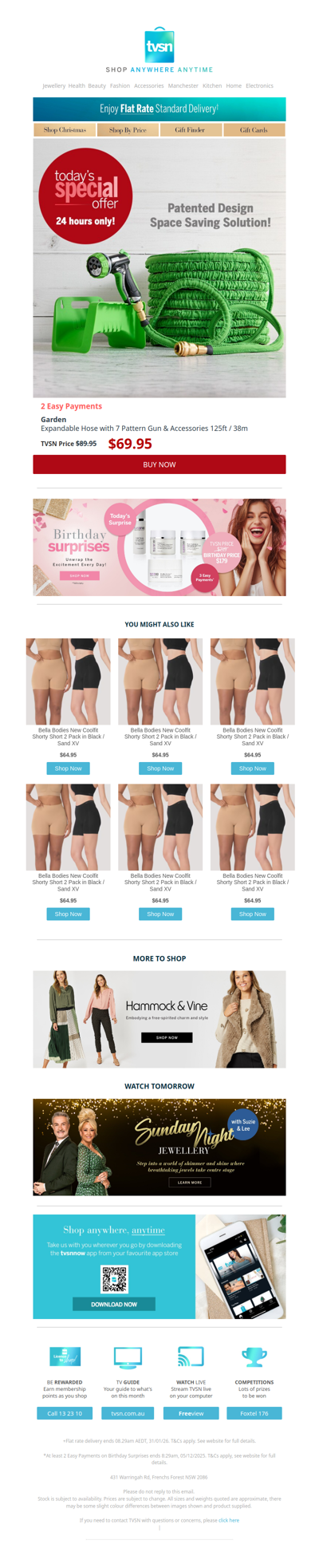 Today's Special Offer + TVSN's Birthday Surprises