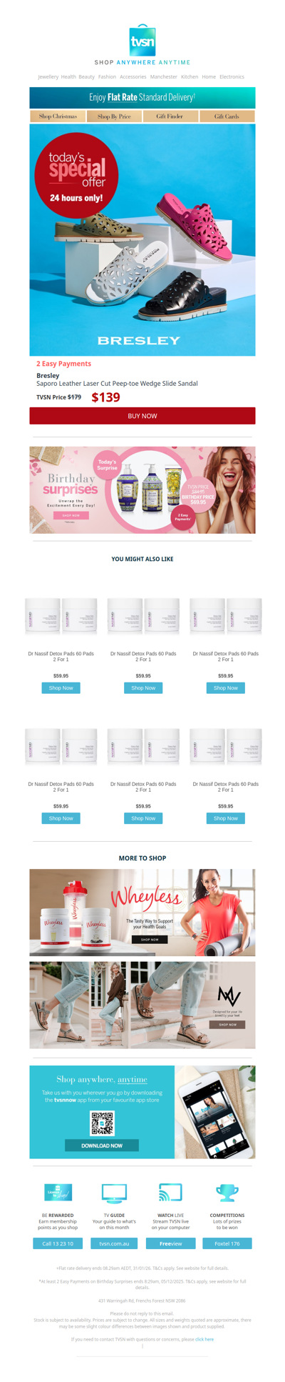 Today's Special Offer + TVSN's Birthday Surprises