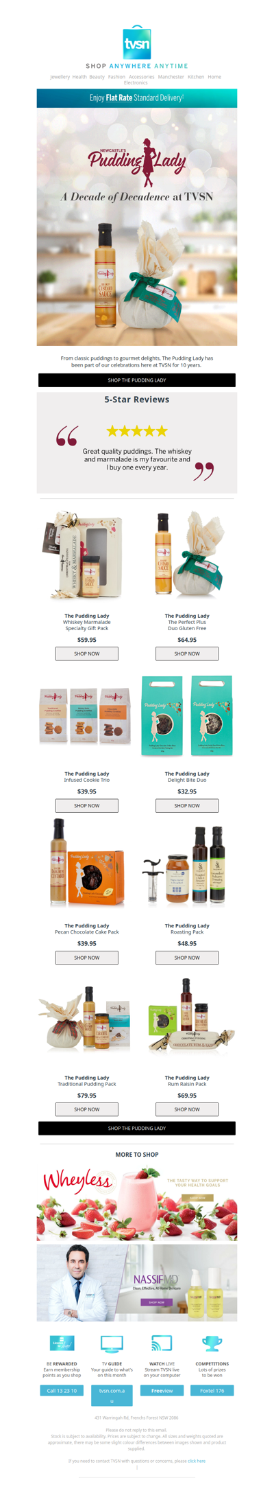 The Pudding Lady: A Decade of Decadence At TVSN