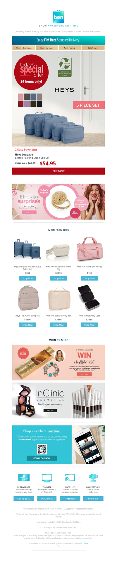 Today's Special Offer + TVSN's Birthday Surprises