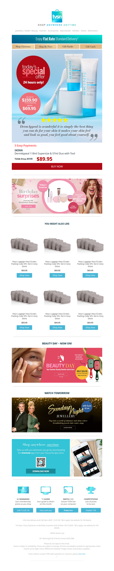 Today's Special Offer + TVSN's Birthday Surprises