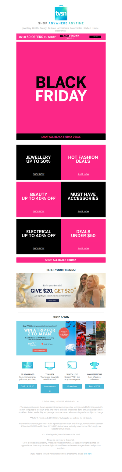 Black Friday is Here - Hundreds of New Items Added!