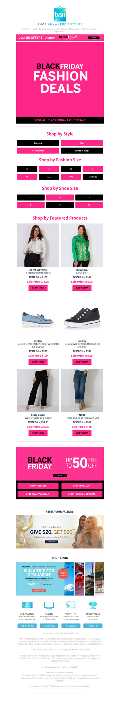 Black Friday Fashion Sale is here!