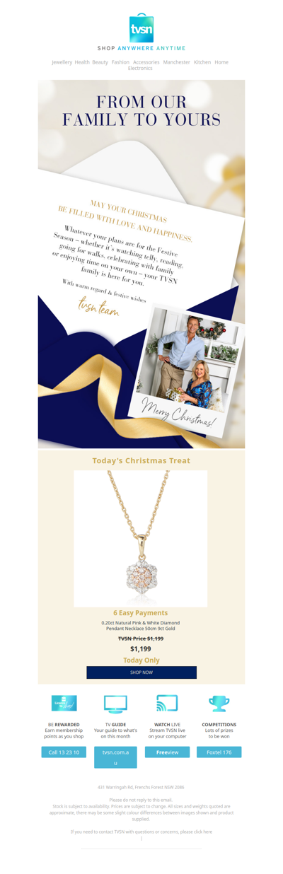 Merry Christmas from our TVSN family to yours!