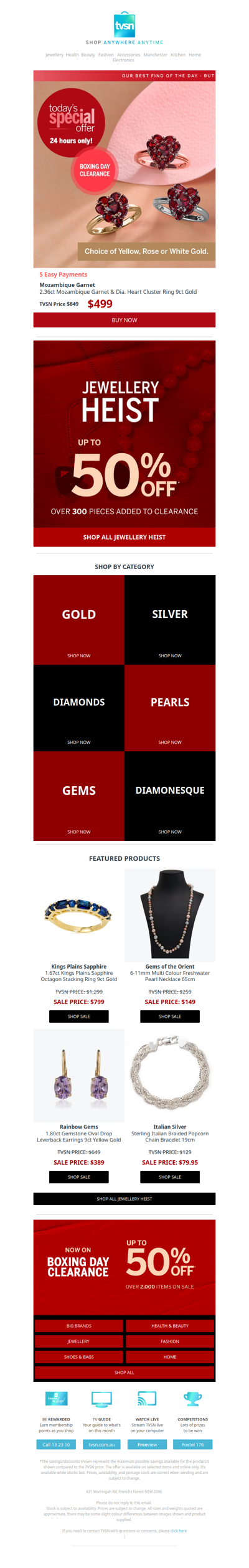 Jewellery Heist: Up to 50% Off