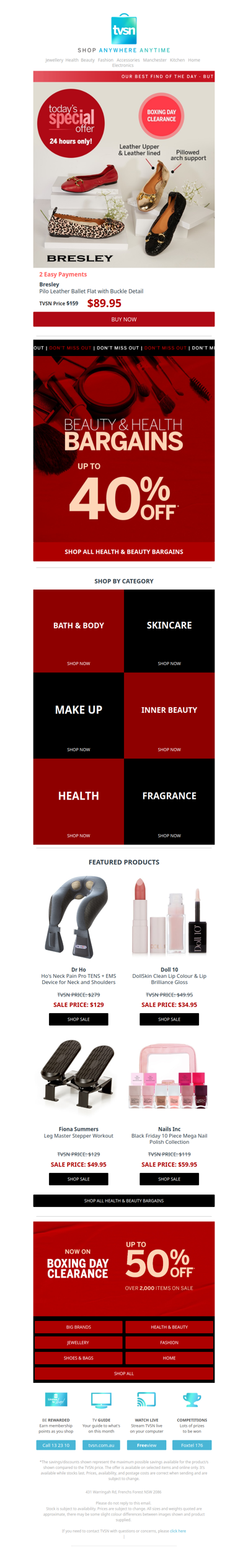 Health & Beauty Bargains: Up to 40% Off