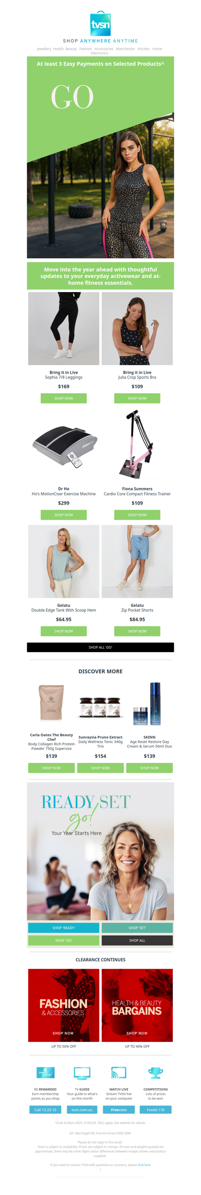 Ready, Set, GO: Move into the year ahead!