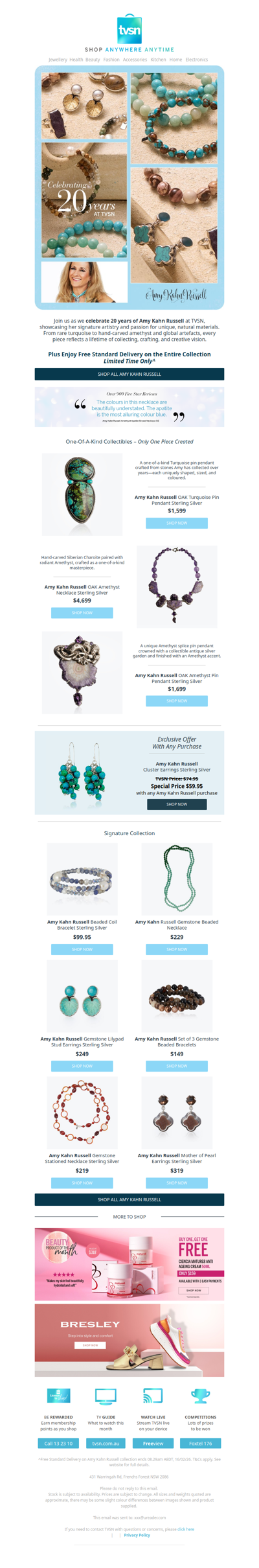 Amy Kahn Russell: Celebrating 20 Years at TVSN