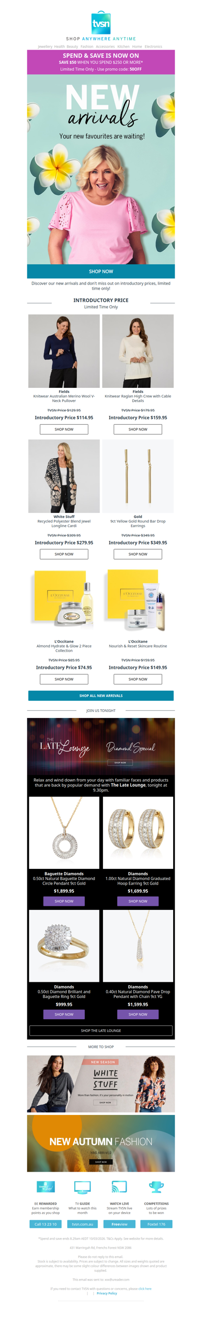 Discover Our Latest Arrivals + Join Us Tonight for The Late Lounge