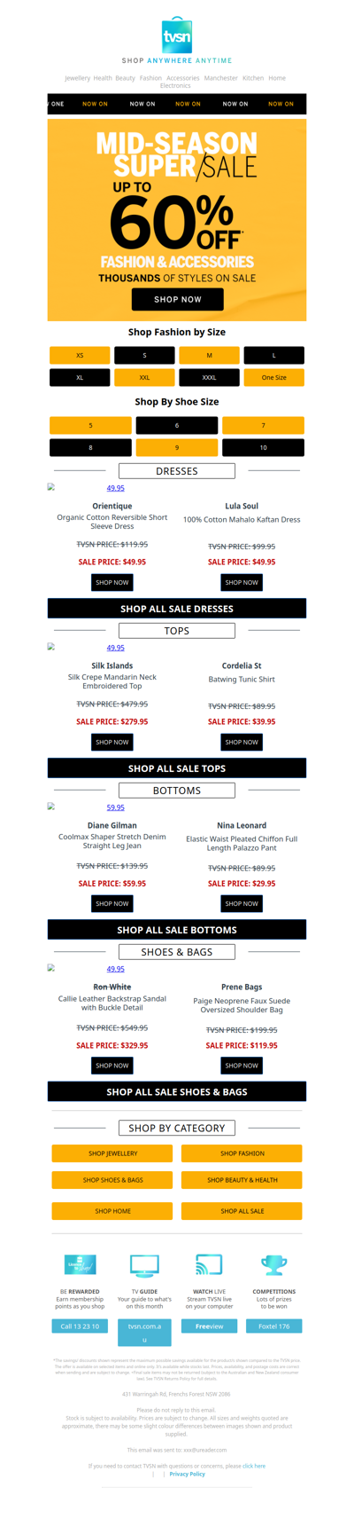 Up to 60% Off Thousands of Fashion & Accessory Styles*