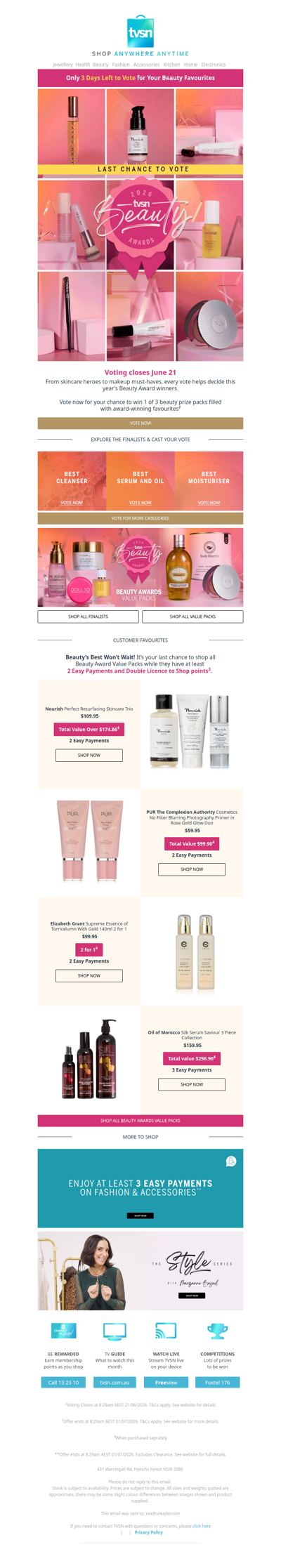 Beauty Awards: Last Chance To Vote!