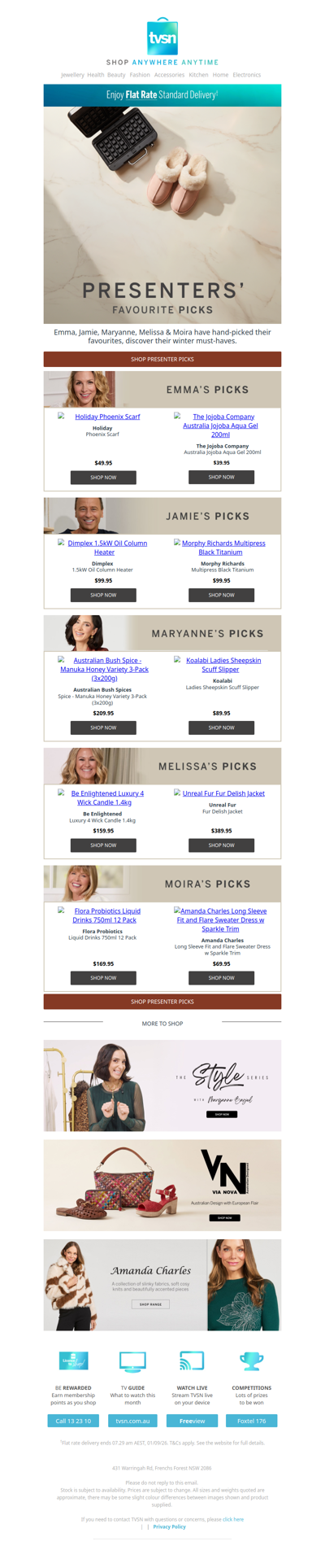 Our Presenters’ Favourite Picks: Winter Faves