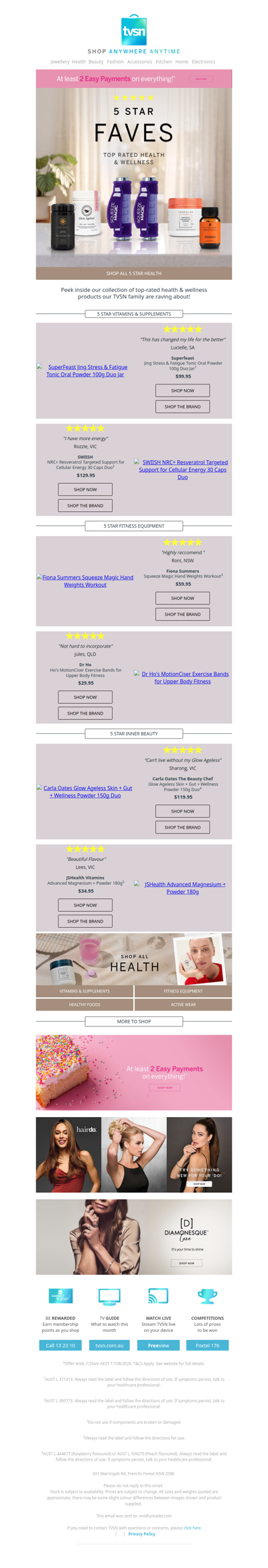 5 Star Faves: Top Rated Health & Wellness Products