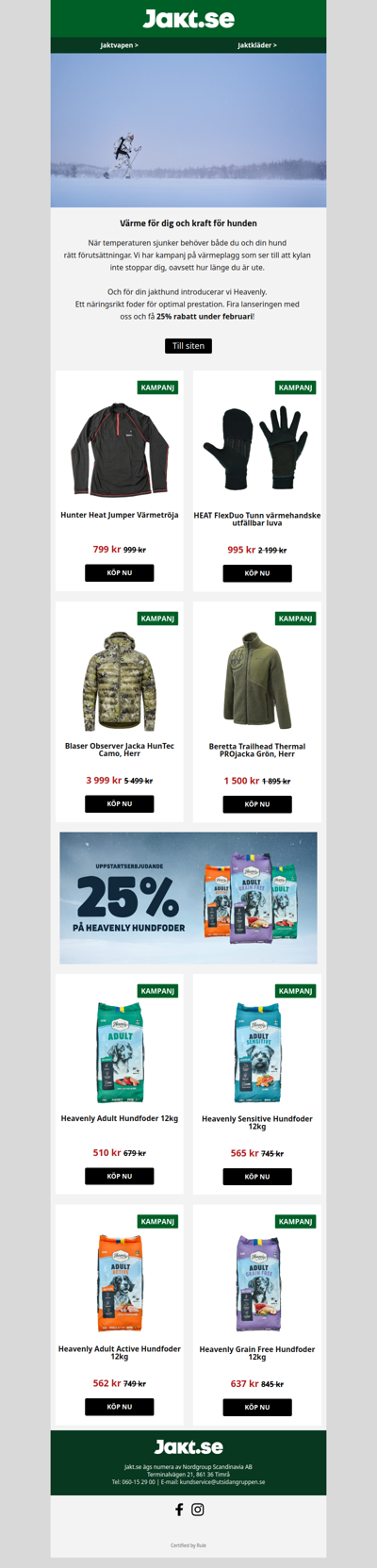 Kampanj: Värme för dig och kraft för hunden!