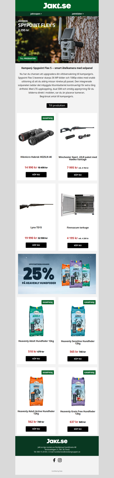 Kampanj: Spypoint Flex S – smart åtelkamera med solpanel