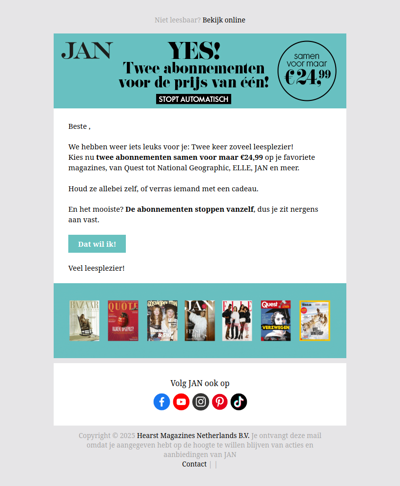 Geniet van dubbel leesplezier!