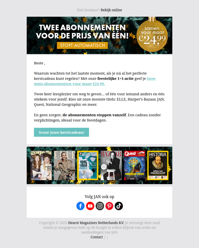 Kerst komt eraan… jouw cadeau ook?