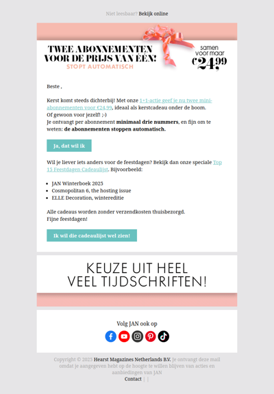 Het is bijna kerst… scoor nog snel jouw cadeau