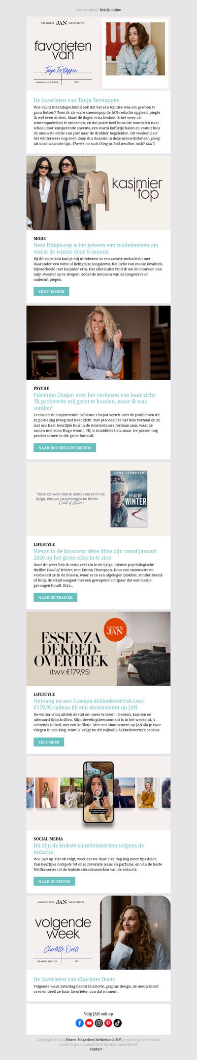 De warmste wintertips volgens JAN's managing editor